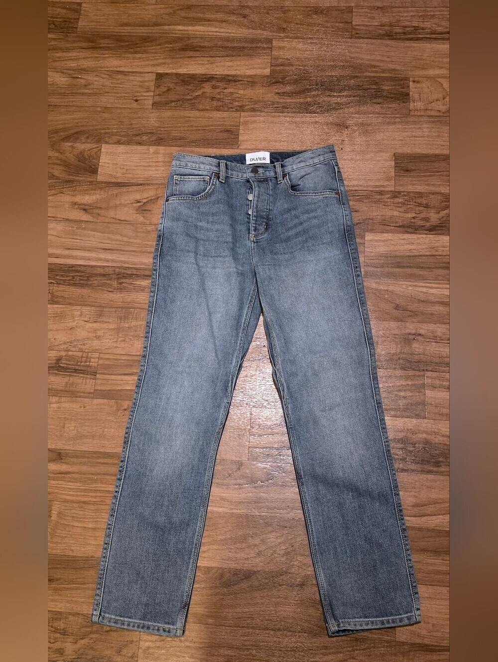 Straight Jeans - Light Blue Wash